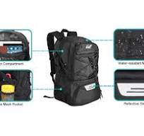 Basketball Backpack RAINSMORE - 45L With Shoe Compartment & Ball Holder  (Water Resistant) Sports Backpack
