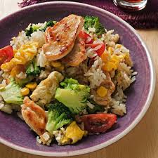 Bratreis Mit Hahnchen Rezept Asiatische Rezepte Gebratener Reis Gebratener Reis Mit Huhn