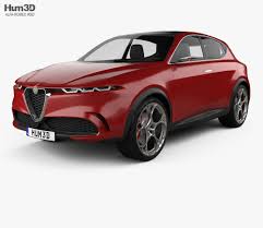 3d Model Of Alfa Romeo Tonale 2019 Alfa Romeo Classic Cars 3d Model
