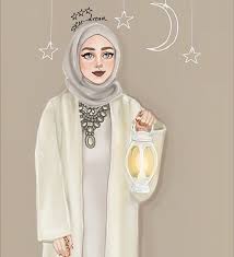 رمضان كريم Girly M Fashion Illustration Islamic Girl