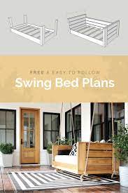 Free Swing Bed Plans Porch Swing Plans Porch Swing Bed Diy Porch Swing