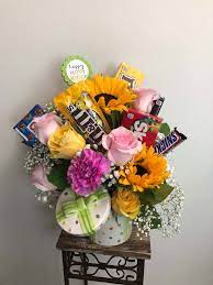 Flowers With Candy In Oxnard Ca Casa Blanca Flowers