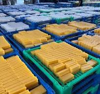 Jabón de Lavandería Transparente Sólido de Color Amarillo Diario Africano  OEM ODM en Caja Completa, Jabón en Barra Superpotente para Lavar Ropa