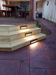 Hampton Bay Black Integrated Led Deck Light Jao2601l The Home Depot In 2020 Deck Lighting Deck Stair Lights Led Deck Lighting