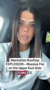 Over 100 firefighters raced to stop it. The scene