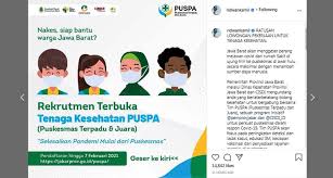 Dibawah ini telah kami sajikan informasi lowongan kerja lulusan sma smk d3 s1 s2 semua jurusan lowongan bank bumn cpns dan. Info Loker Untuk Tenaga Kesehatan Di Jabar Ada Program Puspa