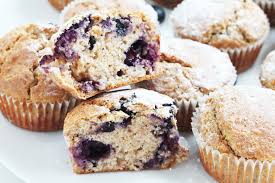 Gesunde Blueberry Muffins Lebensmittel Essen Gesund Backen Backen Ohne Zucker