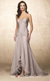 Awesome Criss Cross Dropped Waist High Low Dress Chiffon Evening Dresses Top Prom Dresses Sweetheart Prom Dress