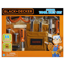 Black And Decker Toy Tool Set Walmart Amazon Com Cinturon Portaherramientas De Juguete Black Decker Junior 14 Piezas Toys Games Kids Tool Belt Tool Belt Toy Tools