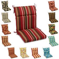 Blazing Needles 42 Inch By 20 Inch Patterned Outdoor Spun Poly Three Section Seat Back Outdoor Chair Cushions Indoor Outdoor Chair Outdoor Cushions And Pillows