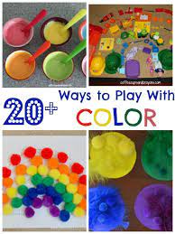 20 Color Activities For Kids Preschool Colors Preschool Color Crafts Color Activities