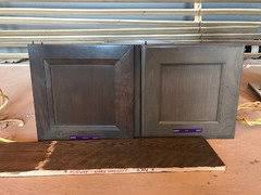 Grey stained kitchen cabinets love this kitchen different. Kraftmaid Kitchen Cabinets In Maple Canon Grey Casual Contemporary Kraftmaid Kitchen Cabinets Maple Cabinet Door Sample In Moonshine 2 Foodbloggermania It