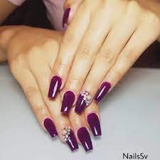 Nail polish for dark skin tones. Dark Purple Nails Acrylic Your Reference For All Things Nails