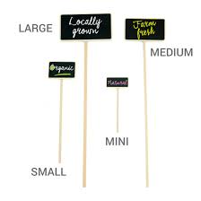Which leaves me time to make something else! Wooden Chalkboard Stakes Write On Blackboard 4 Sizes Sign Holders Co Uk