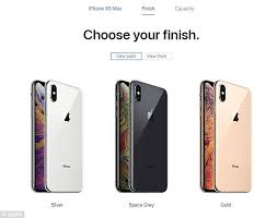 A standard configuration uses approximately 10gb to 12gb of space (including ios and preinstalled apps) depending on the model and settings. Apple Launches Pre Sales For Its Highly Anticipated Iphone Xs And Xs Max Daily Mail Online