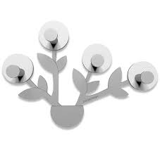 Appendiabiti Particolare Da Parete Per Ingresso Design Legno Bianco Grigio 13 013 1