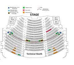 Seating Chart Mishler Theatre