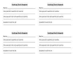 seating chart request form by kaeley mccabe teachers pay