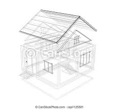 Choose from over 1 million apartments, houses, condos, and townhomes for rent. 3d Sketch Eines Hauses Objekt Uber Weiss Canstock