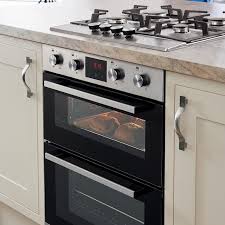 Center the cooktop cutout over oven cutout. Lamona Lam4405 Built Under Electric 60cm Stainless Steel Double Oven Howdens