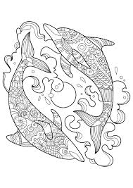 Color online allows kids and toddlers an educational opportunity that is also exciting and cool. Dolphins To Color For Children Funny Dolphins Coloring Page From The Gallery Dolphins S Mandala Coloring Pages Dolphin Coloring Pages Cool Coloring Pages