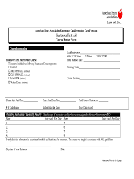 Whether you need a certificate for your employer, state organization, or simply want to be prepared for an emergency, you came to the right place!!! Heartsaver Instr Fill Online Printable Fillable Blank Pdffiller
