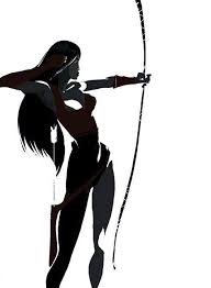 Black Bow And Arrow Silhouette Pin On Sketches