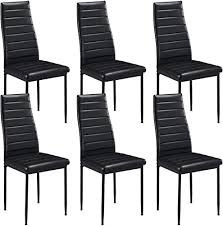 High back dining chairs set of 2, faux leather dining room chairs for kitchen, lounge, living room with metal legs, 2 pieces modern dinner chairs side chairs, white 3.9 out of 5 stars 18 $69.99 $ 69. Great For Yaheetech Dining Chairs Modern Faux Leather Dining Room Chairs High Back Fashionable M Modern Dining Chairs Leather Dining Leather Dining Room Chairs