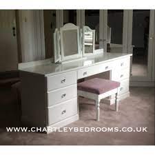Makeup organiser with three drawers. Dressing Table With 7 Drawers Crystal Knobs Bespoke Size