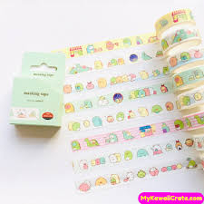 Kawaii Sumikko Gurashi And Friends Washi Tape Cute Masking Tape Masking Tape Washi Tape What Is Washi Tape