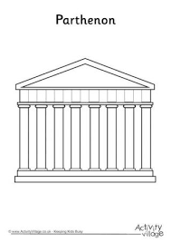 I struggled a bit making these pages. Ancient Greece Colouring Pages Ancient Greece Greece Drawing Ancient Greek Architecture