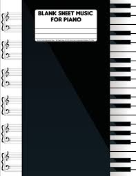 You can easily print this staff paper template to create blank music sheets for all of your instruments. Blank Sheet Music For Piano 8 5 X11 Music Manuscript Paper 108 Pages Large Print 12 Stave Music Composition Notebook For Piano Blank Sheet Music For Piano Volume 3 Anton Wersal 9781717209344 Amazon Com Books