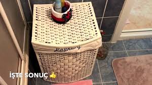 Camasir Sepetini Beyaz Boya Ile Yeniledik Youtube