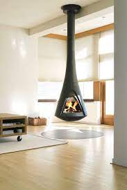 Steel and glass house by donald wexler. Pharos Interior By Leenders Archello Floating Fireplace Hanging Fireplace Fireplace Design