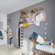 Renovation Vos Deux Enfants Partagent Une Meme Chambre Avec Cette Cloison A Alcoves Abritant Les Lits Les Chambre Enfant Deco Chambre Enfant Deco Chambre