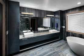 Use of texture to impact on the finished result of the bathroom. 50 Black Primary Bathroom Ideas Photos Home Stratosphere