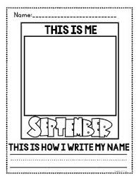 Free Monthly Name Writing And Self Prompts Kindergarten Names Writing Practice Preschool Kindergarten Writing
