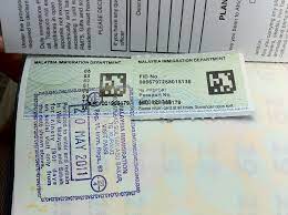 But in order to work in malaysia, expat workers need a work permit, better known as an employment pass. Malaysian Immigration Border Crossing Stampings