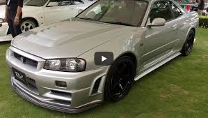 We've all seen that mine's video and gawped at how quickly it revs and accelerates. Nissan Skyline Gt R R34 Z Tune At The Gold Coast Motor Festival Garage Dreams