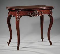 American Rococo Carved Rosewood Games Table Victorian Home Decor Table Victorian Furniture