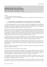 Lettre de motivation formation deaes. Https Irtsca Fr Wp Content Uploads 2018 10 Reglement Me 2019 Pdf