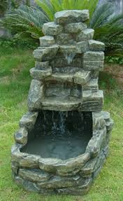Stone Falls Outdoor Water Fountain Fontes De Agua De Jardim Fontes De Agua Fontes De Pedra