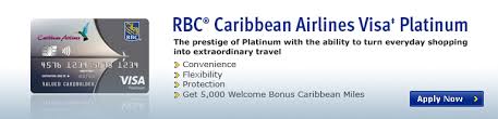 Trinidad And Tobago Rbc Caribbean Airlines Visa Platinum