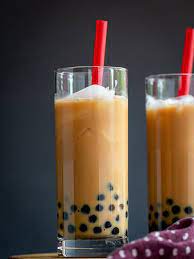 Homemade Cream Earl Grey Bubble Tea Recipe Bubble Tea Bubble Tea Healthy Cream Earl Grey