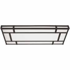 Hampton bay 2 light brushed nickel flushmount fzp8012a. Hampton Bay 128 Watt Natural Iron Integrated Led Ceiling Flush Mount Kitchens