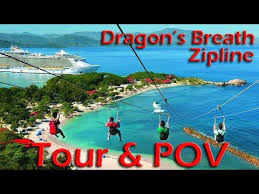 Dragons Breath Zipline At Labadee Haiti Ziplining Dragons Breath Travel