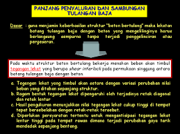 = volume besi x berat jenis besi atau = vb x bjb namun untuk pipa besi karena ditengahnya bolong maka, volume secara prinsip menghitung berat pipa besi tetap sama dengan menghitung berat besi yaitu volume… Pdf Panjang Penyaluran Dan Sambungan Tulangan Baja Jaka Ihbal Academia Edu