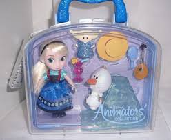 Disney S Store Animators Collection 5 Elsa Mini Doll Play Set W Case Nwt Disney Dolls Disney Animators Collection Doll Play Disney Dolls