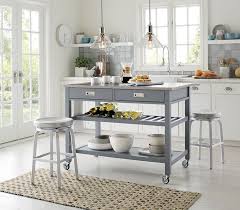 Crate and barrel sells a beautiful french kitchen island with marble top and black metal legs. Sheridan Grey Kitchen Island Stylish Kitchen Island Kitchen Remodel Grey Kitchen Island