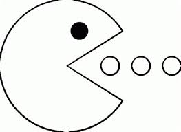 Pac man coloring book pages. Pacman Coloring Pages Learny Kids